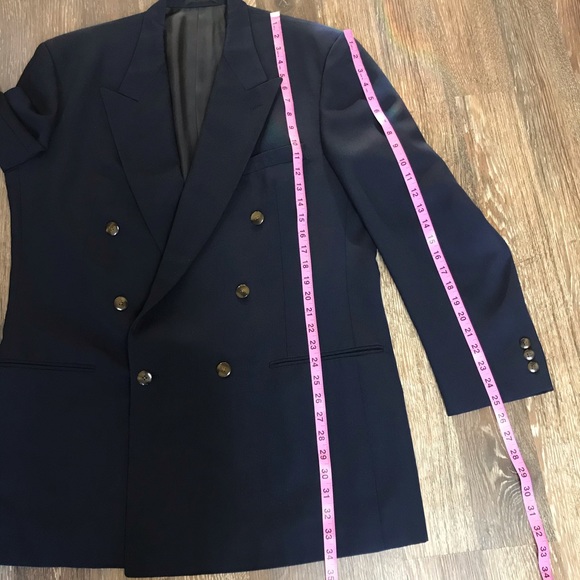 Authentic Givenchy blue wool blazer - Picture 7 of 8